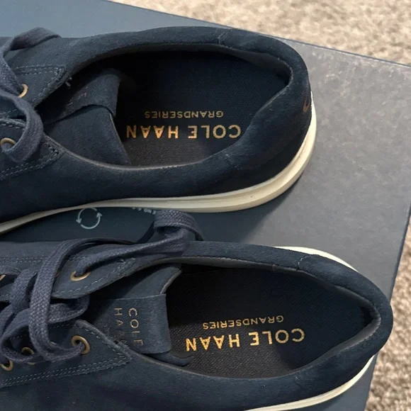 Cole Haan Dark Blue Sneakers with White Accents - Picture 7 of 8